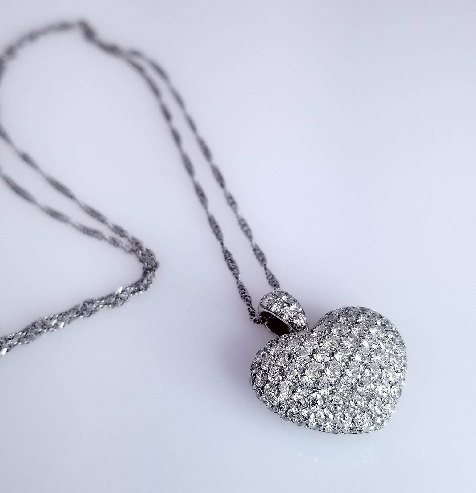 "PEND01254" Ladies Diamond Heart Pendant