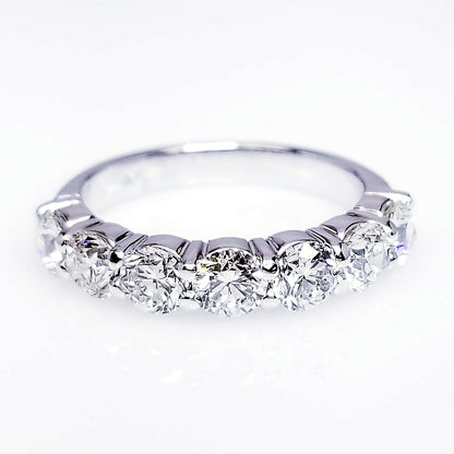 "DBAND01932" 7 Stone Platinum Diamond Band