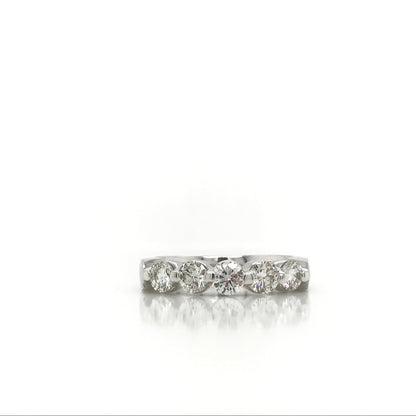 "DBAND01892" Single Prong Diamond Anniversary Ring Band