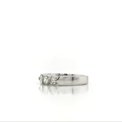 "DBAND01892" Single Prong Diamond Anniversary Ring Band