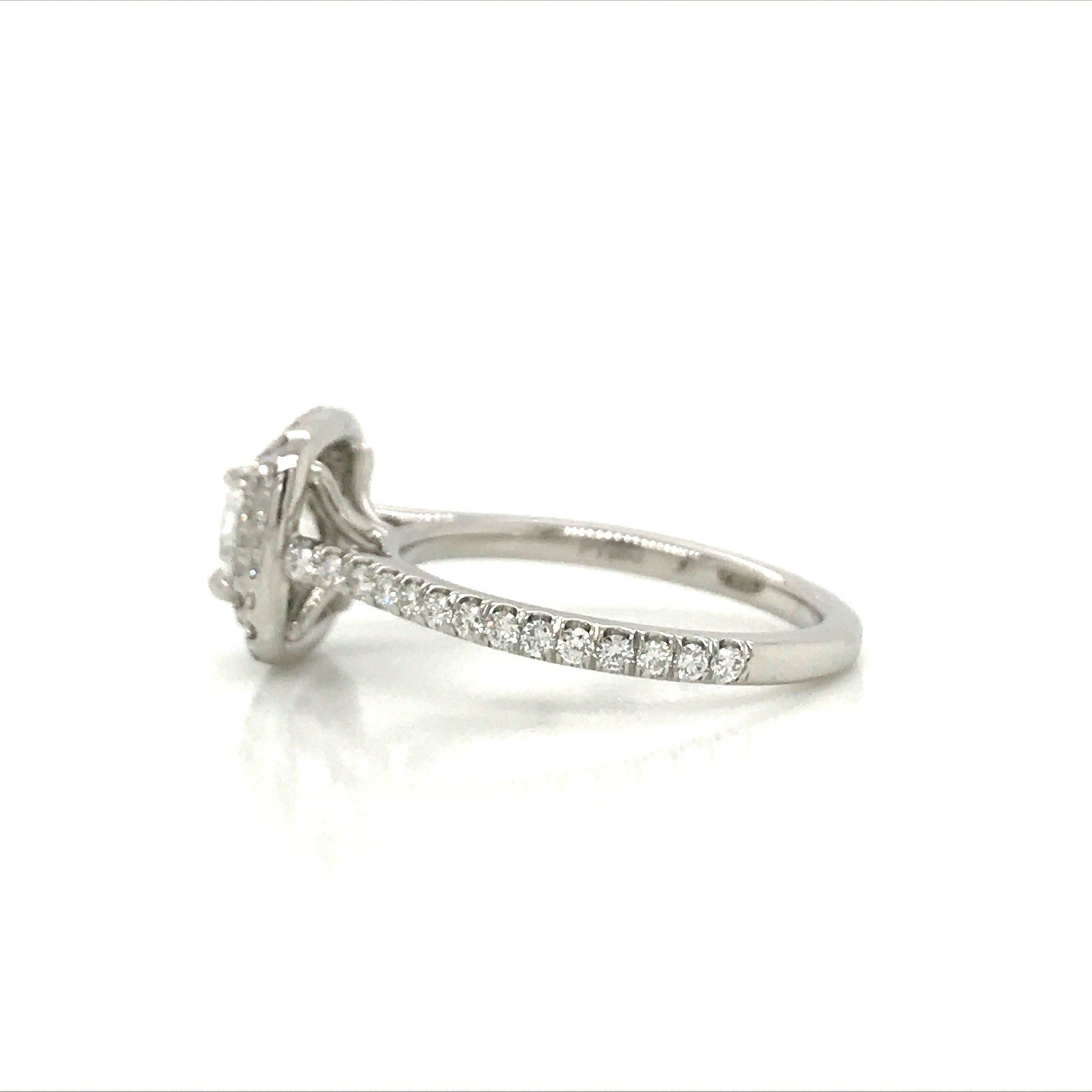 ENGR03385 Cushion Shaped Double Halo Diamond Engagement Ring