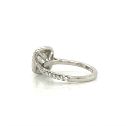 ENGR03385 Cushion Shaped Double Halo Diamond Engagement Ring