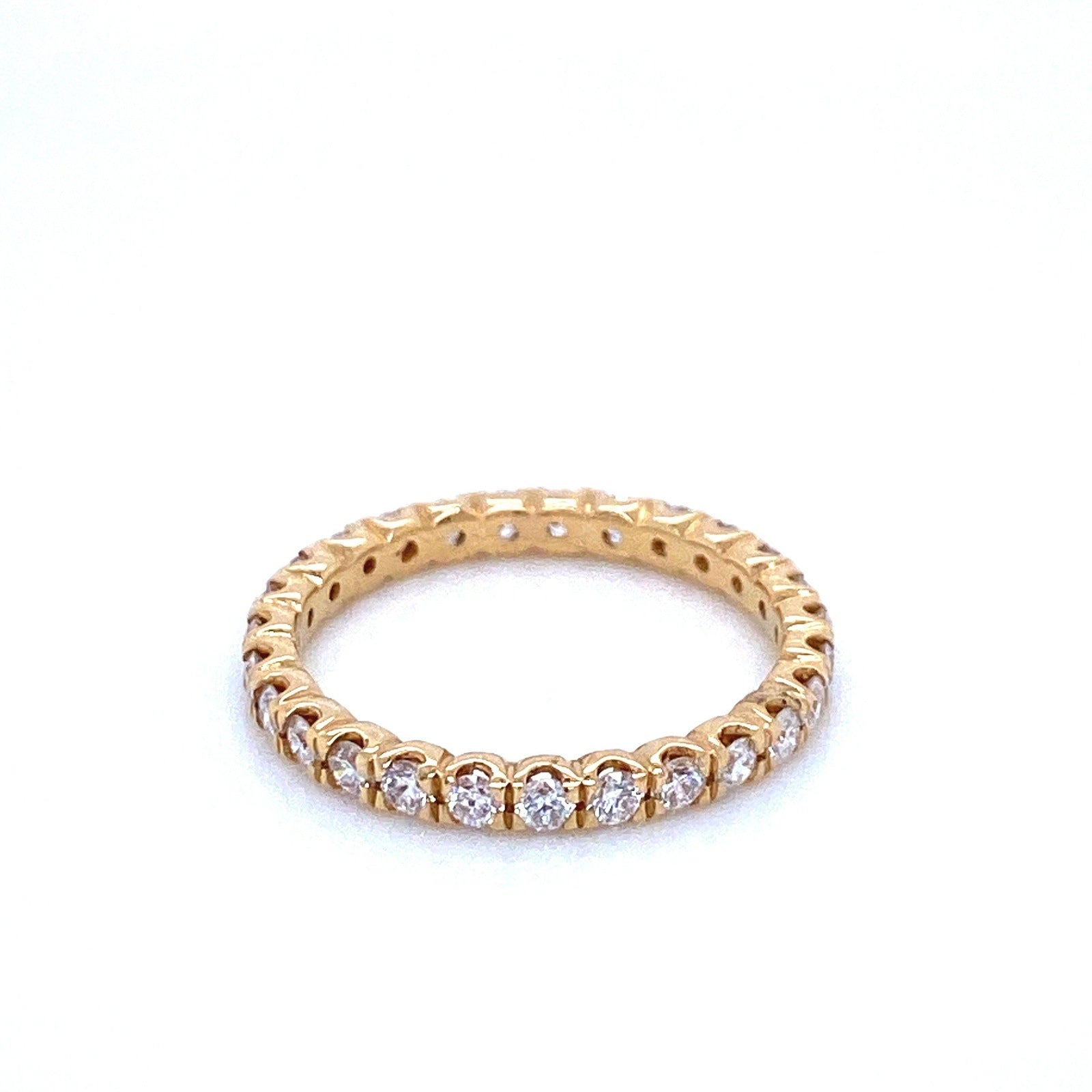 "ETNBD03162" 18K Yellow Gold Eternity Band - Handcrafted in New York City