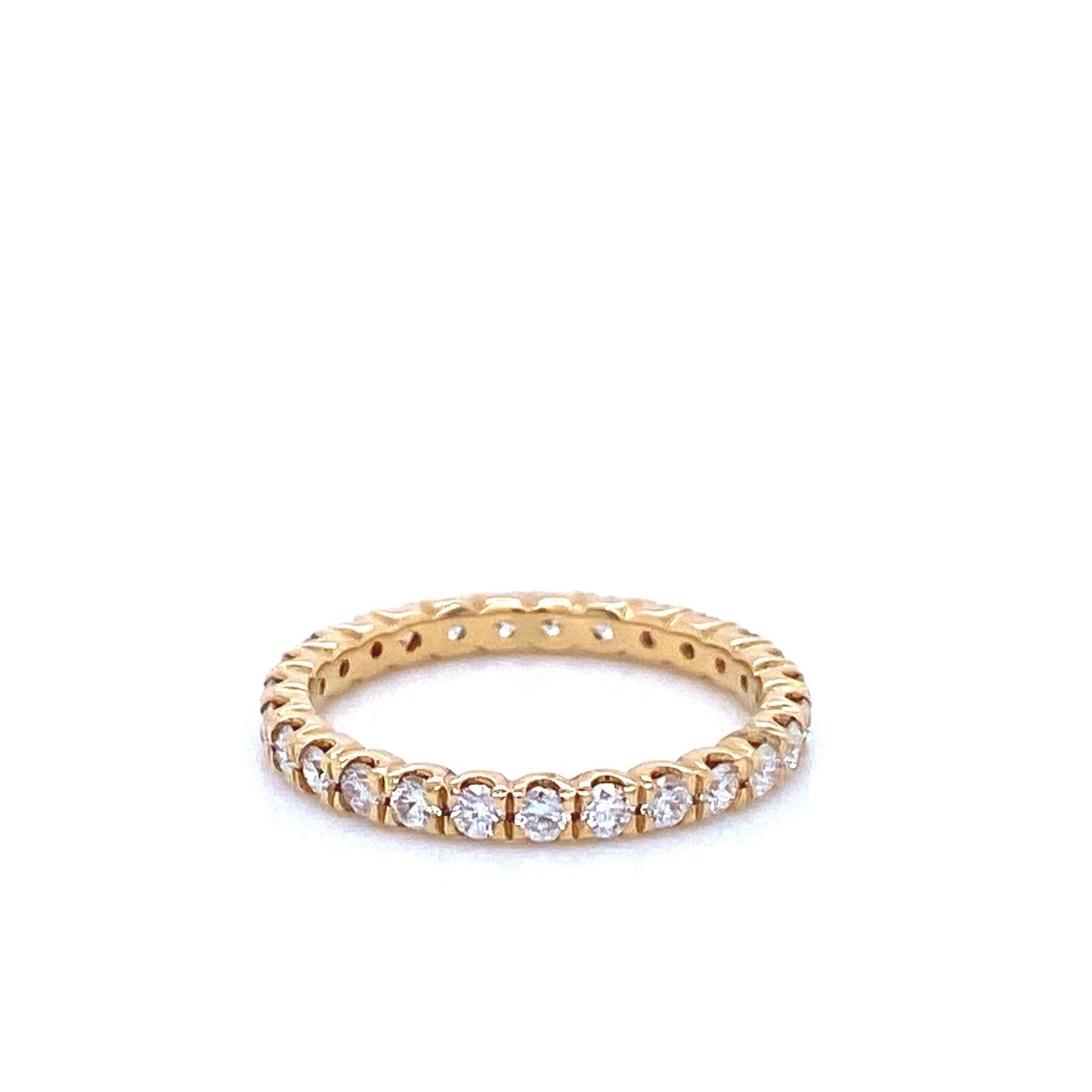 "ETNBD03162" 18K Yellow Gold Eternity Band - Handcrafted in New York City