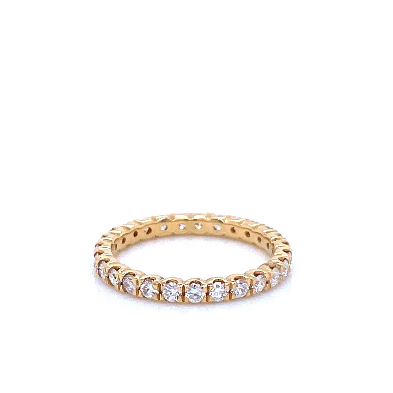 "ETNBD03162" 18K Yellow Gold Eternity Band - Handcrafted in New York City