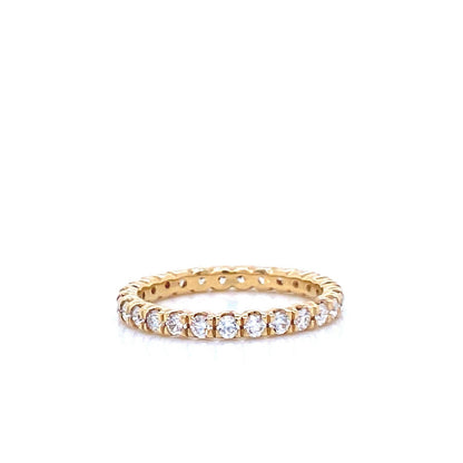 "ETNBD03162" 18K Yellow Gold Eternity Band - Handcrafted in New York City
