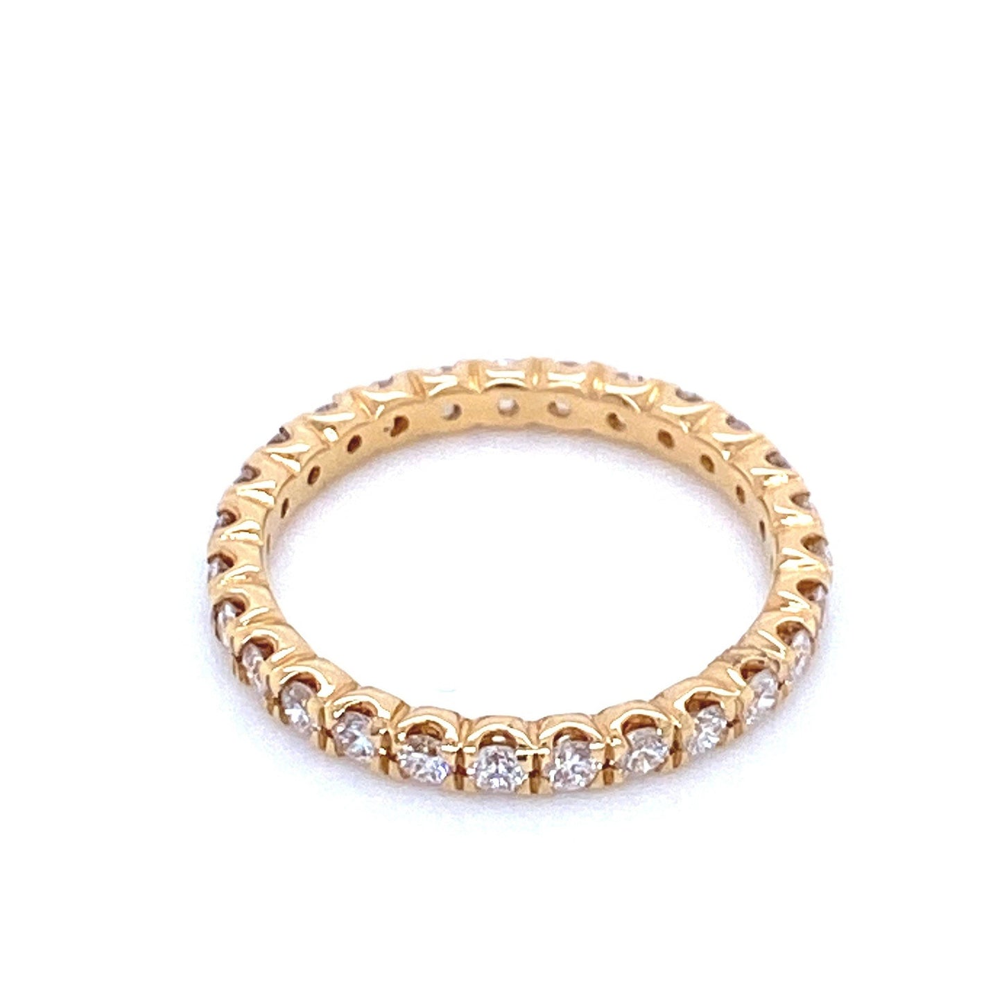 "ETNBD03162" 18K Yellow Gold Eternity Band - Handcrafted in New York City