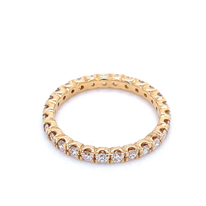 "ETNBD03162" 18K Yellow Gold Eternity Band - Handcrafted in New York City