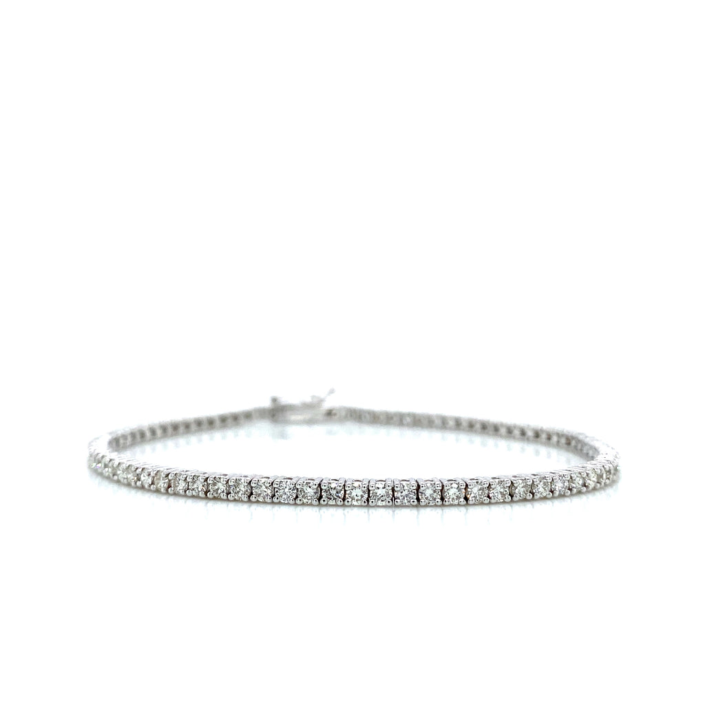 FINE JEWELRY CT. T.W. Mined White Diamond Sterling Silver 7 Inch Tennis  Bracelet | Hawthorn Mall