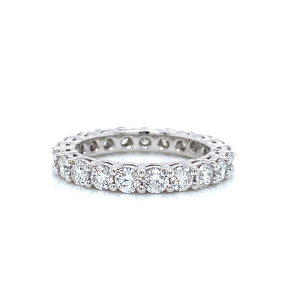 "ETNBD03113" Classic Style 2.15 CTW Round Brilliant Diamond Eternity Band in Platinum