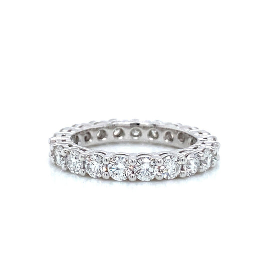 "ETNBD03113" Classic Style 2.15 CTW Round Brilliant Diamond Eternity Band in Platinum