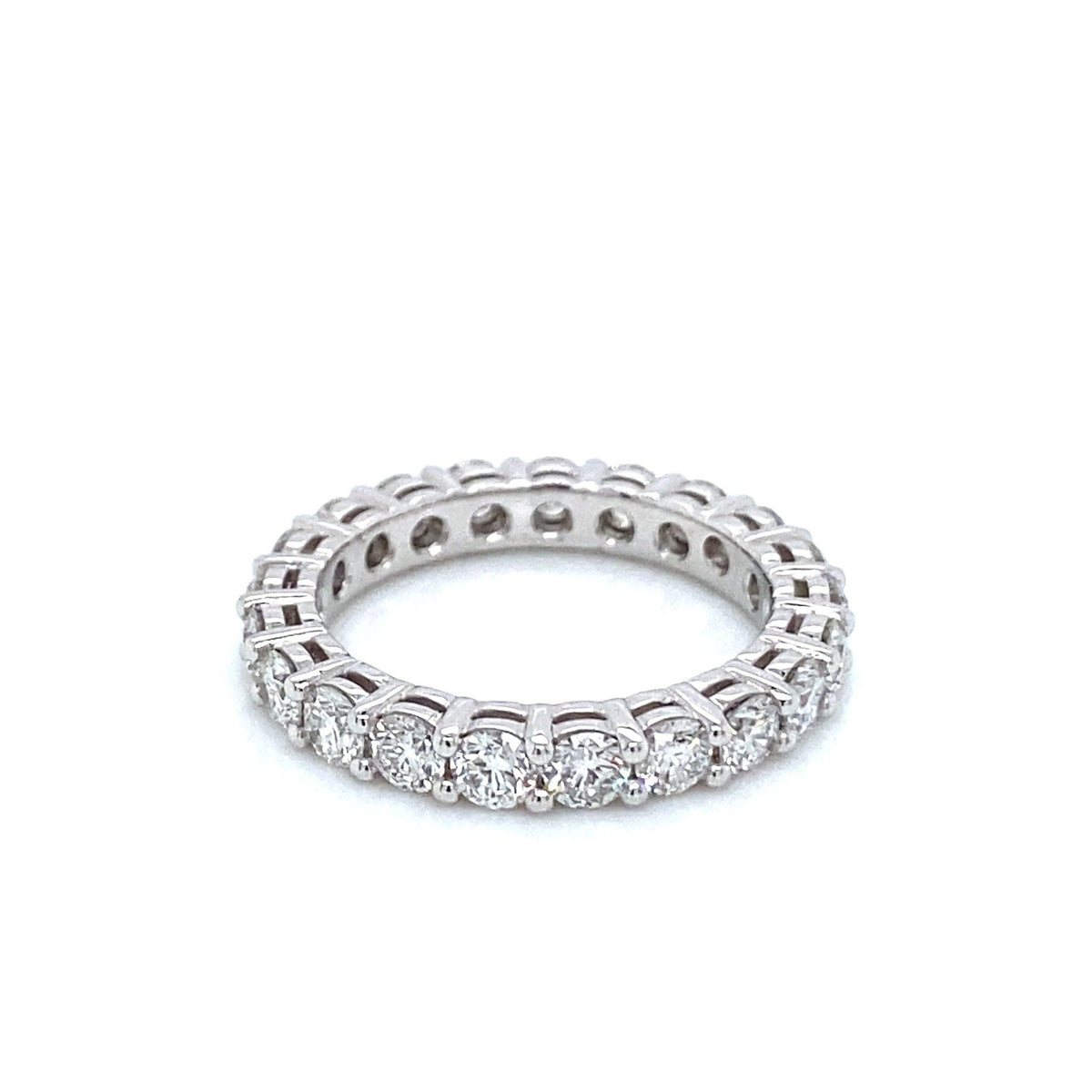 "ETNBD03113" Classic Style 2.15 CTW Round Brilliant Diamond Eternity Band in Platinum