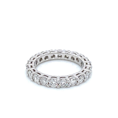 "ETNBD03113" Classic Style 2.15 CTW Round Brilliant Diamond Eternity Band in Platinum