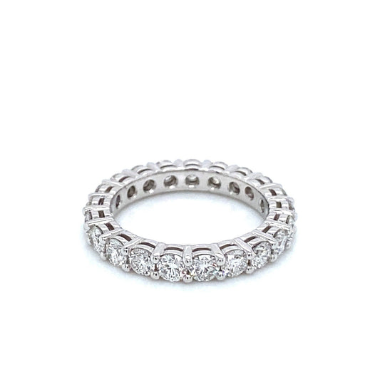 "ETNBD03113" Classic Style 2.15 CTW Round Brilliant Diamond Eternity Band in Platinum