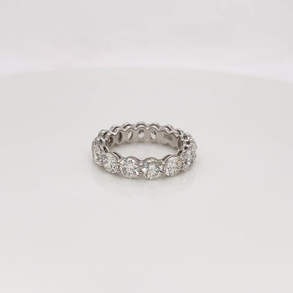 4.38 Carat Shared Prong Diamond Eternity Band in Platinum (4.38 ct. tw.)