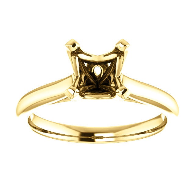 Square Engagement Ring Mounting