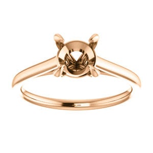 Four Prong Solitaire Engagement Ring Mounting
