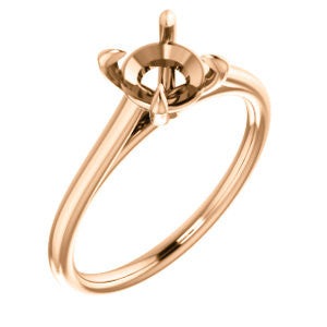 Four Prong Solitaire Engagement Ring Mounting