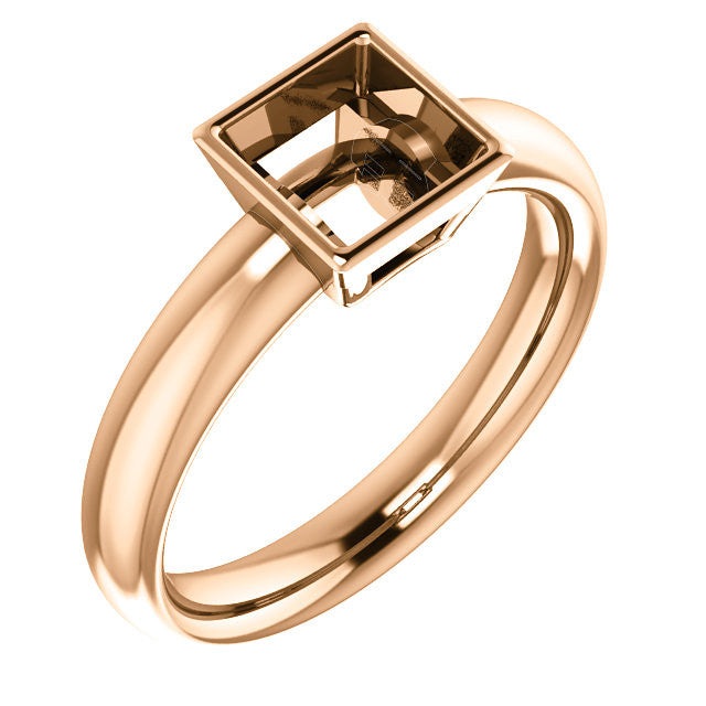 Square Engagement Ring Mounting