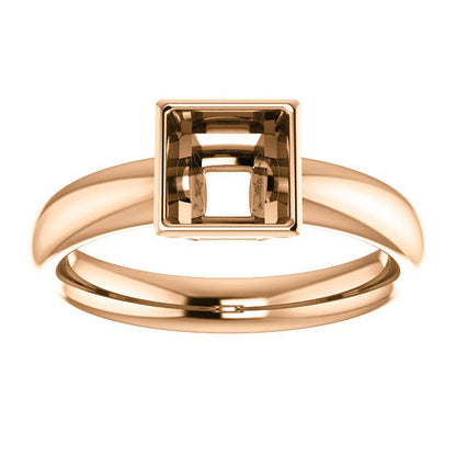 Square Engagement Ring Mounting