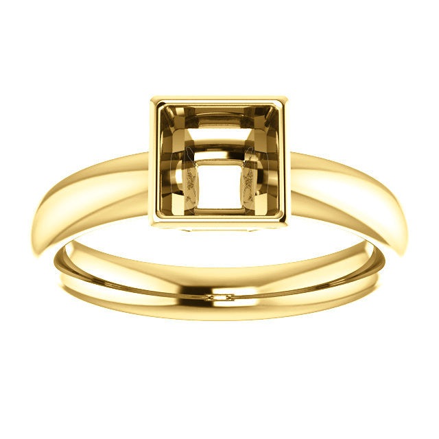 Square Engagement Ring Mounting