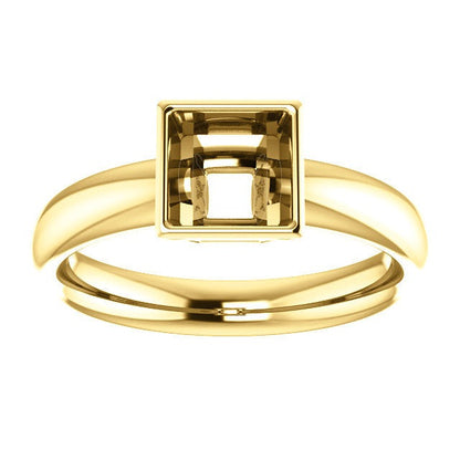 Square Engagement Ring Mounting