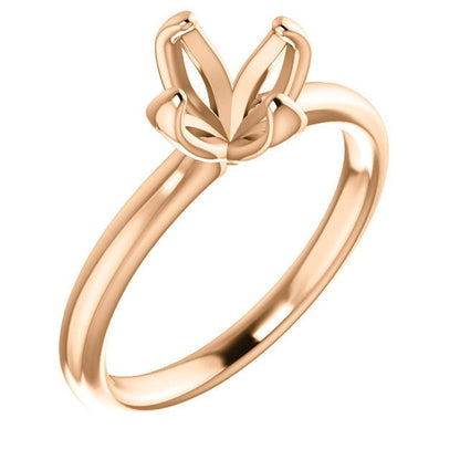 Solitaire Engagement Ring Mounting