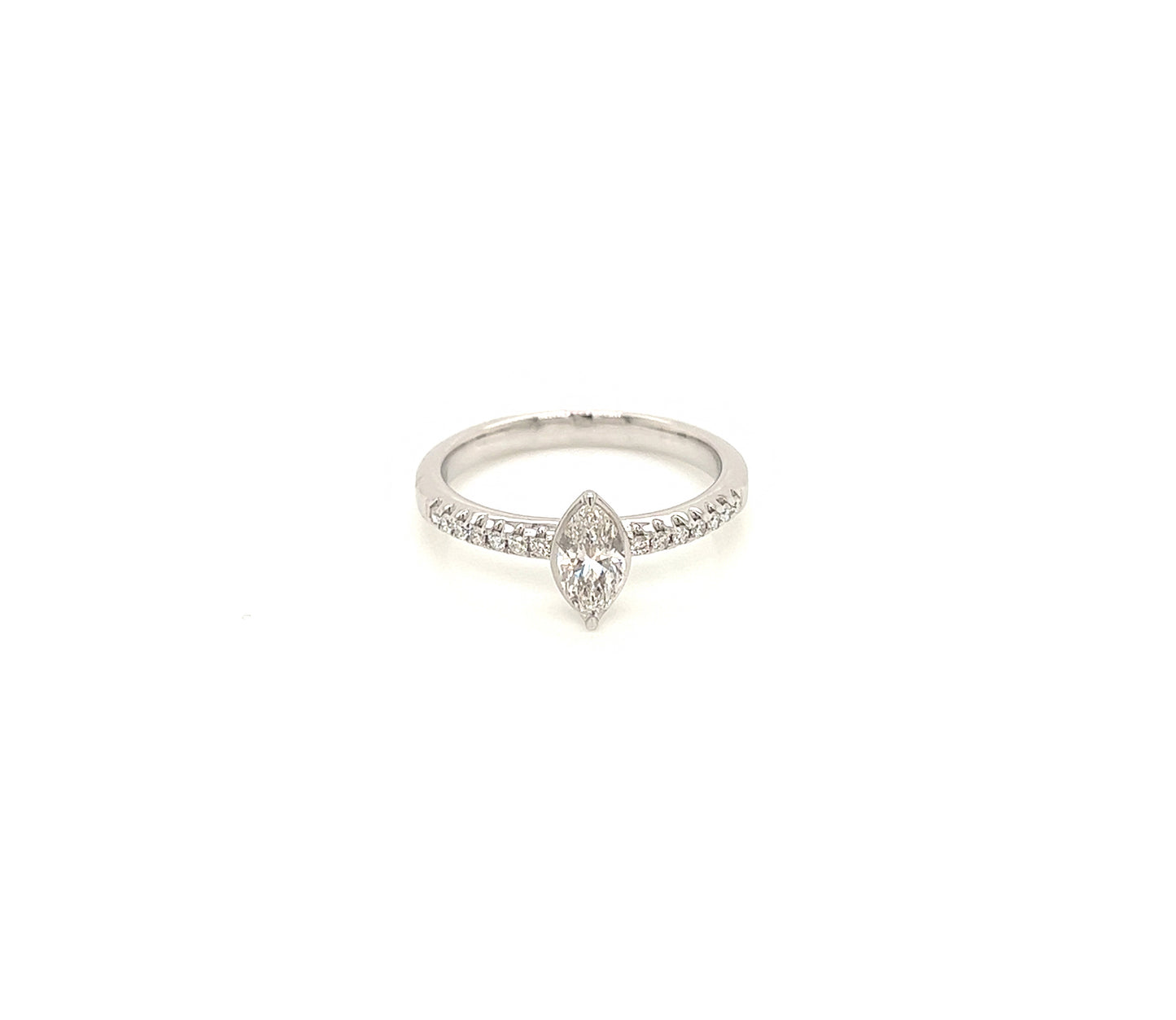 0.51 Total Carat Marquise Diamond Ladies Ring