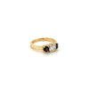 0.70Carat Sapphire Ladies Three Stone Diamond Ring