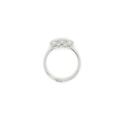 0.93 Carat Three Stone Trilogy Diamond Ring