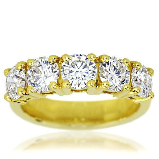 "5STRG01037" Five Stone Diamond Anniversary Ring