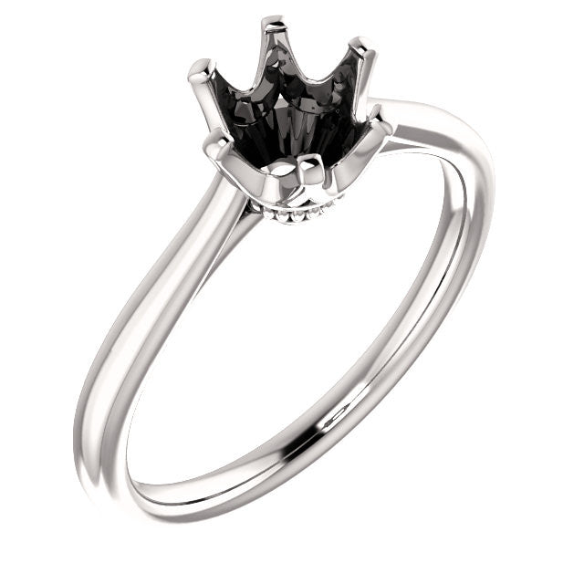 Round Engagement Ring Mounting