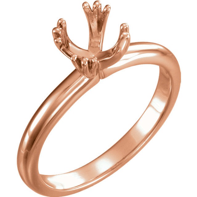 Twin-Prong Solitaire Engagement Ring