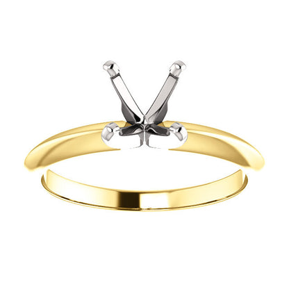 Four Prong Light Solitaire Ring Mounting