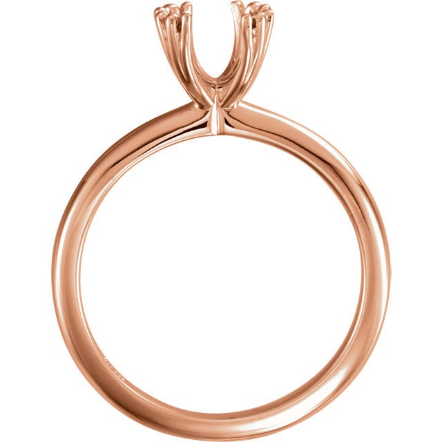 Twin-Prong Solitaire Engagement Ring