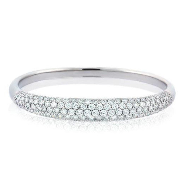 "BANG01019" Important Sparkling Diamond Pave Bangle