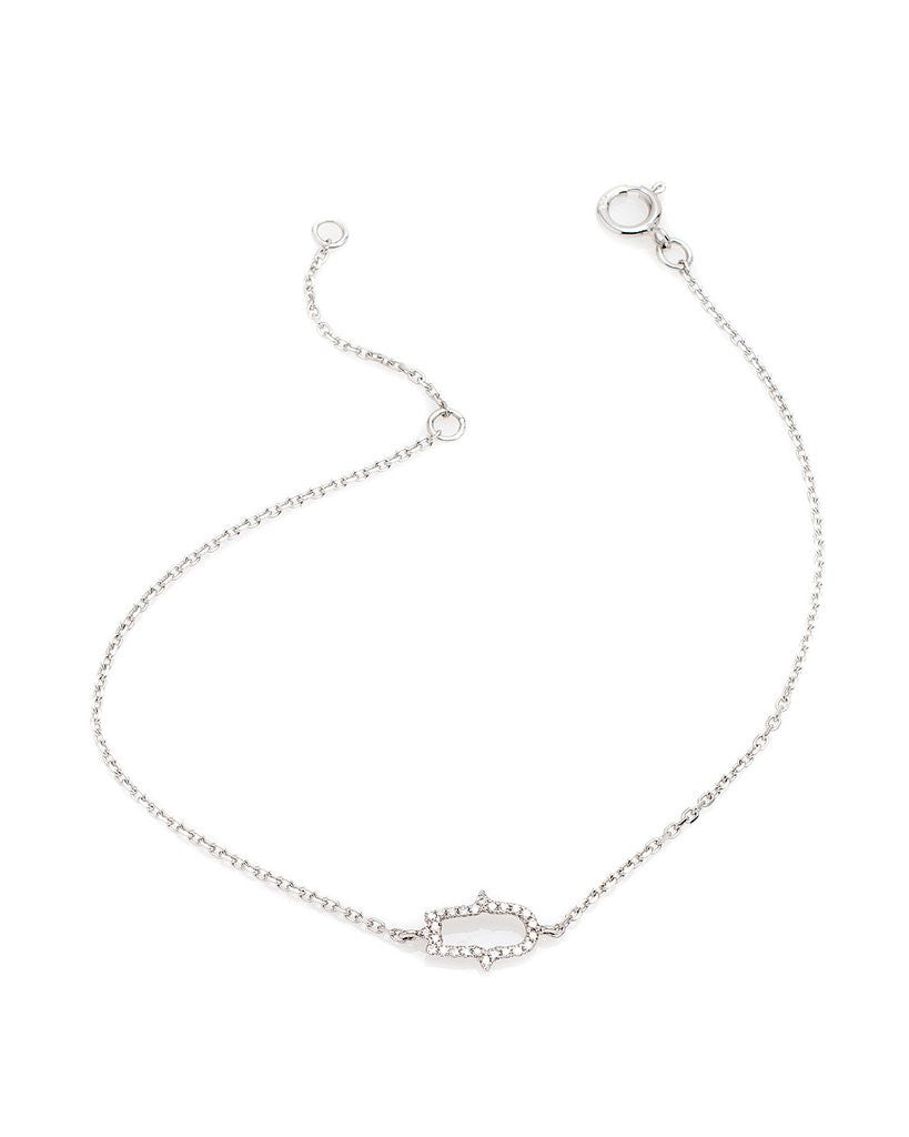 "BR0365U" Diamond Bracelet in 18K White Gold