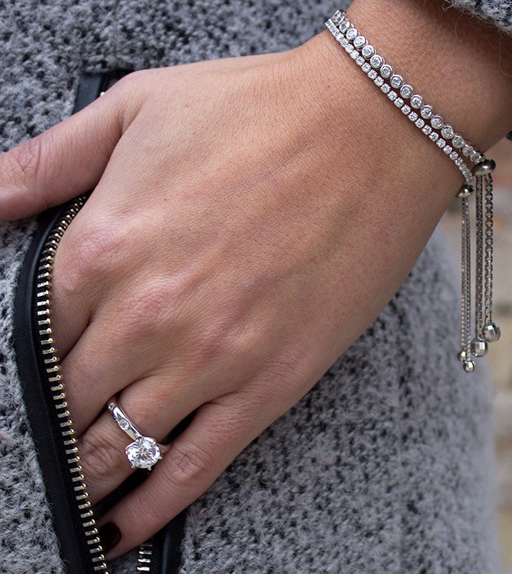 "BRAC01352" Delicate Diamond Bracelet 2.10cts