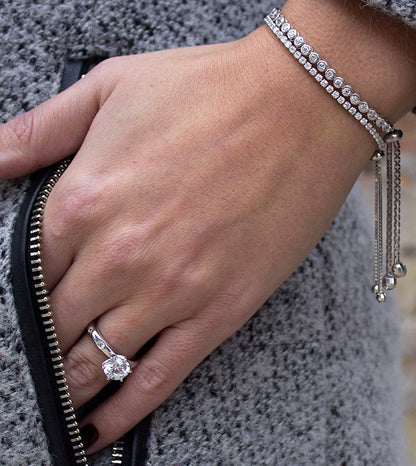 "BRAC01352" Delicate Diamond Bracelet 2.10cts