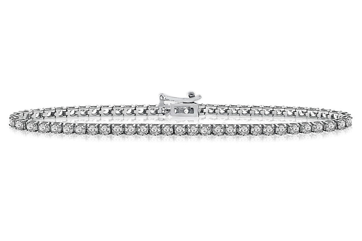 "BRAC01354" Tennis Bracelet With Round Diamonds 1.75cts