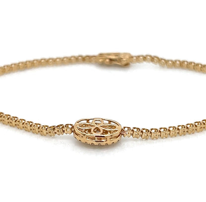 2.25 Carat Diamond Bracelet in 14K Yellow Gold