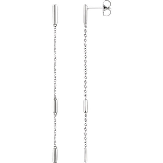 Bar Chain Earrings