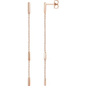 Bar Chain Earrings