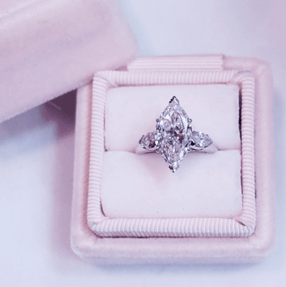 "ENGR02709" Marquise Diamond Engagement Ring ENGR02709