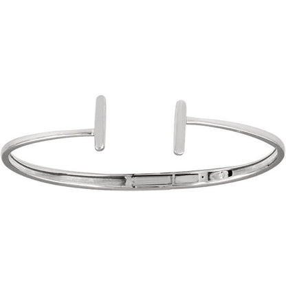 Hinged Cuff Bar Bracelet