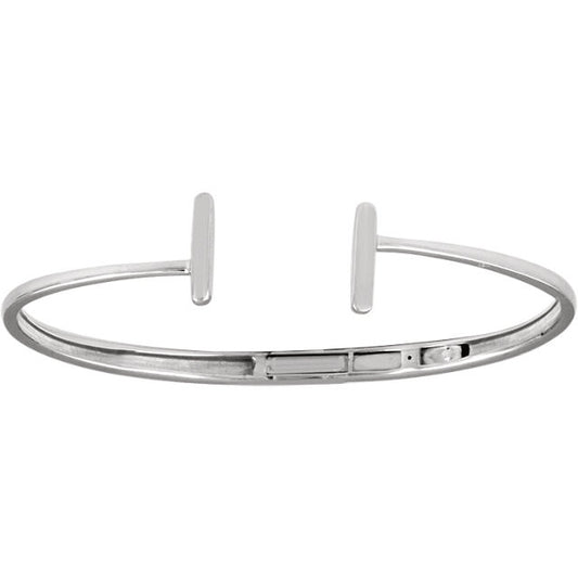 Hinged Cuff Bar Bracelet