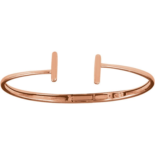 Hinged Cuff Bar Bracelet