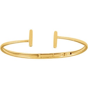 Hinged Cuff Bar Bracelet