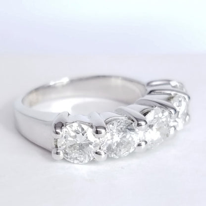 "DBAND01306" Five Stone Diamond Anniversary Celebration Ring