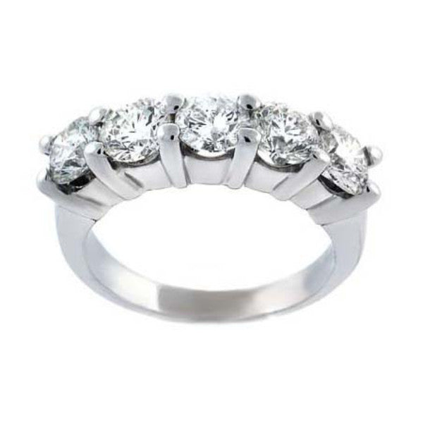 "DBAND01306" Five Stone Diamond Anniversary Celebration Ring